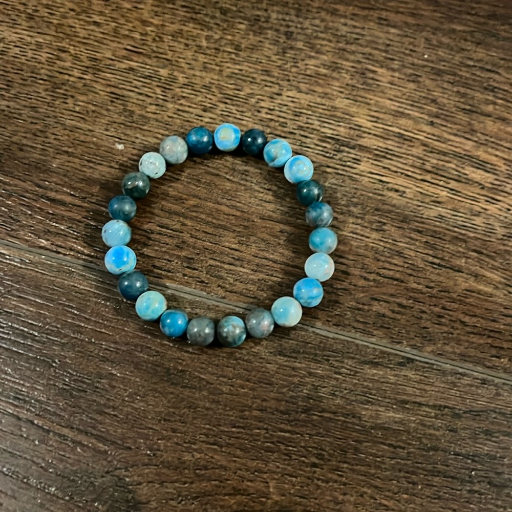 Blue crystal bracelet